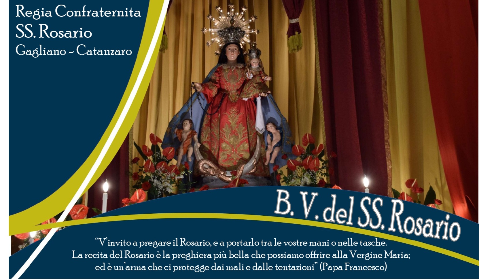 Programma religioso per la festa del SS. Rosario 2024